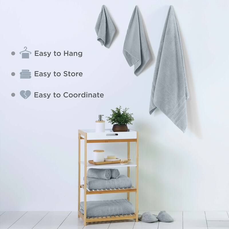 Martex Ultimate Performance Cotton Low-Lint Soft Absorbent Towel Set