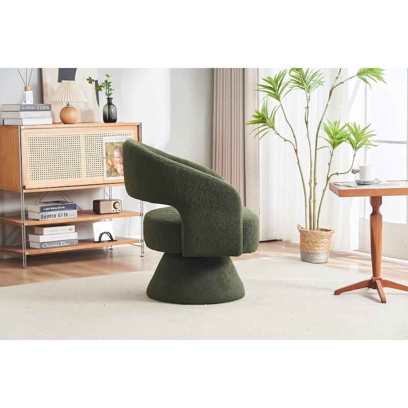 Round Barrel Chair for Living Room Bedroom