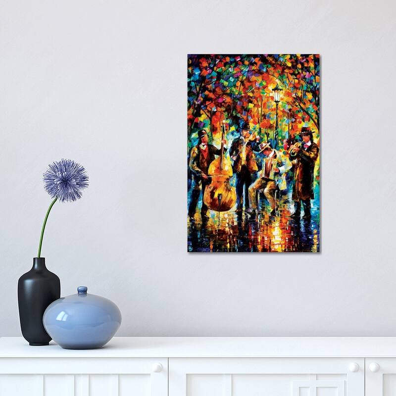 iCanvas "Glowing Music" by Leonid Afremov Canvas Print - 18x12x1.5