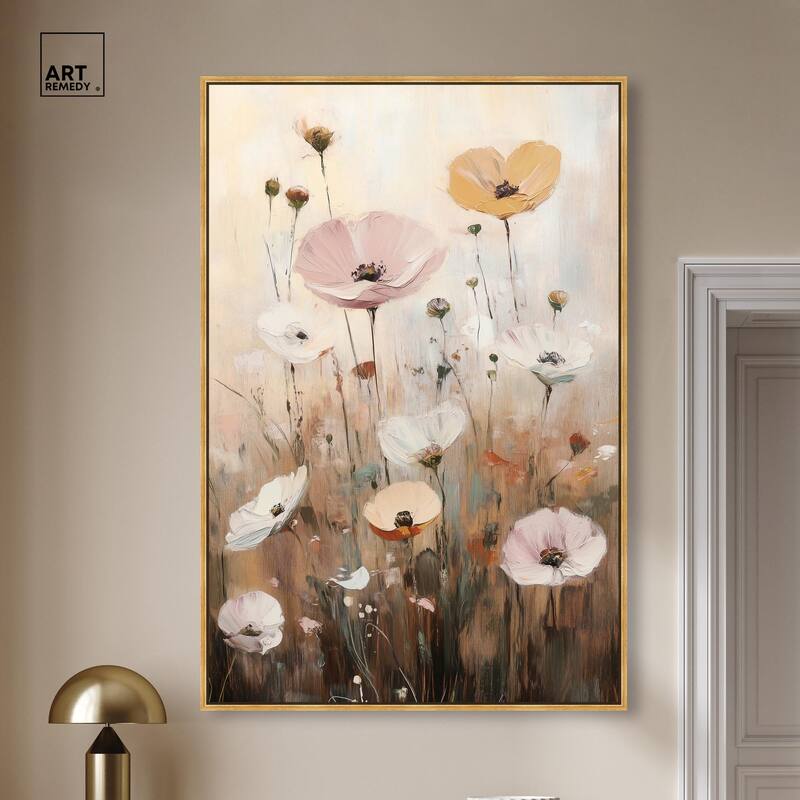 Delicate Flowers in Bloom Canvas by Art Remedy
