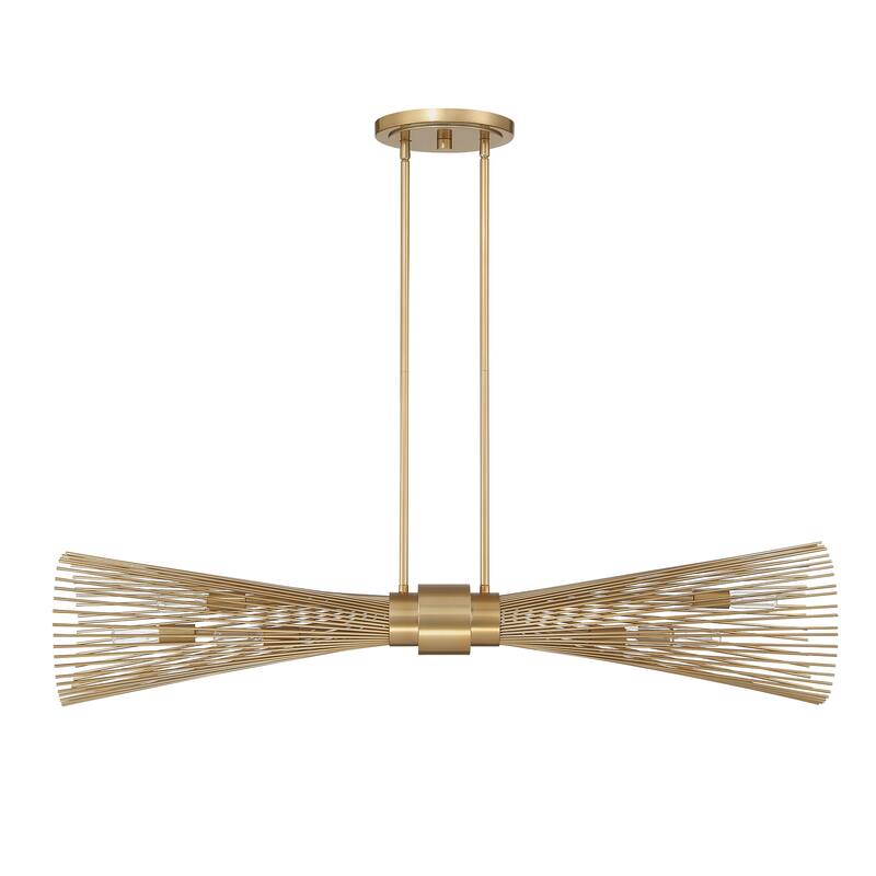 Savoy House 1-9601-6 Longfellow 6 Light 42" Wide Linear Chandelier