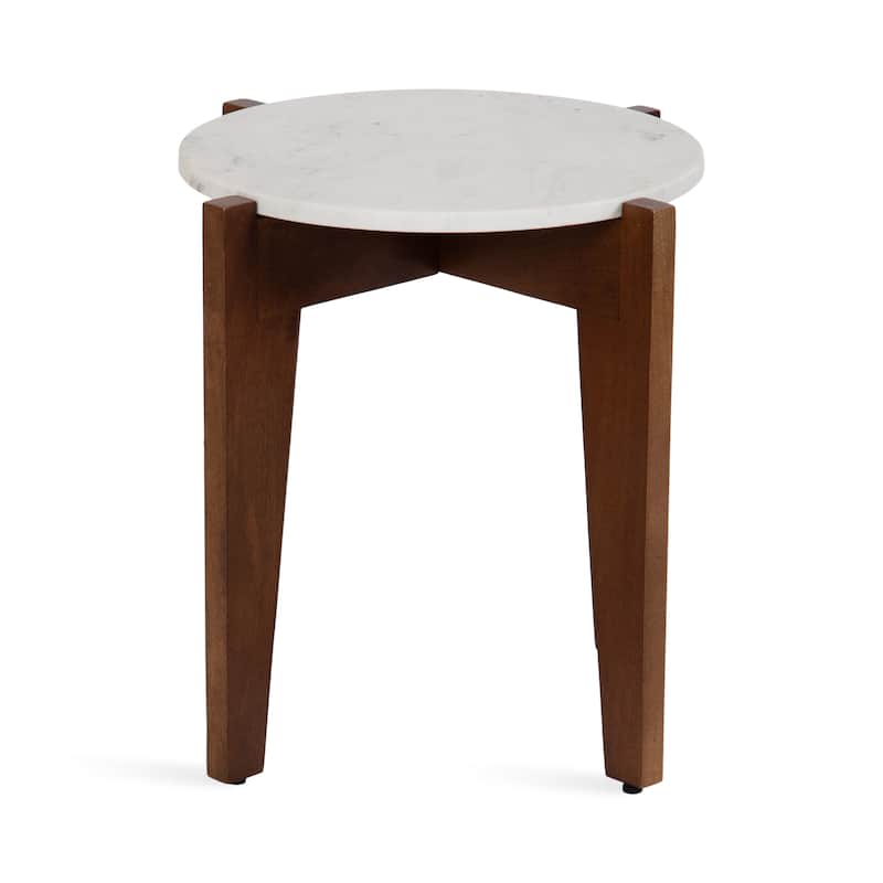 Kate and Laurel Icelyn Marble Side Table