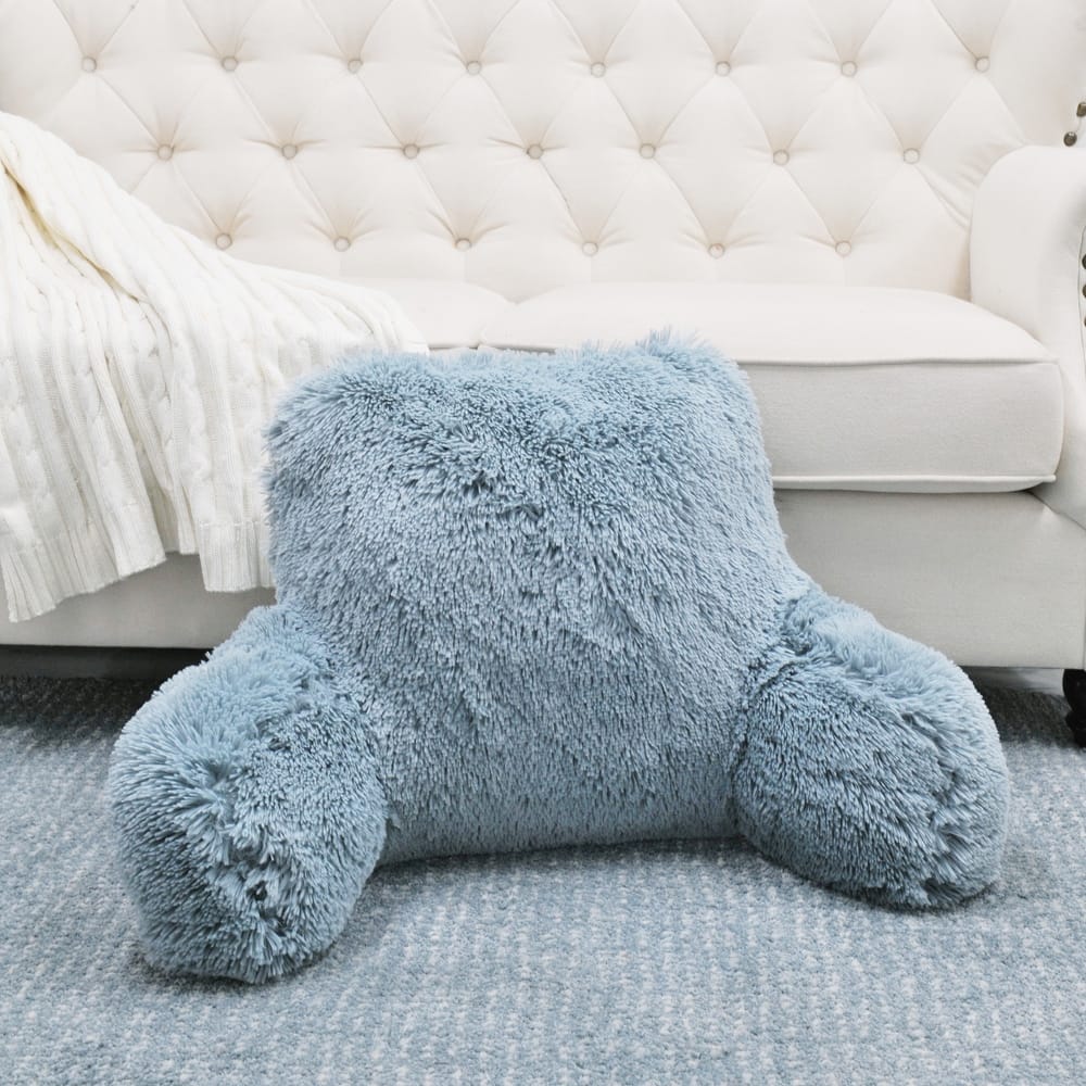 Halsted Shaggy Backrest Pillow