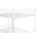 preview thumbnail 47 of 95, Metal Bunk Bed with Trundle Ladder High Guardrail Heavy-Duty Steel Loft Bed Frame with Safety Rail Able to Split