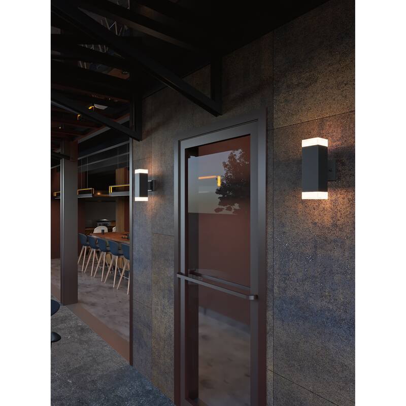 AFX Edmund 1-light Black 1600 Lumens Outdoor Sconce