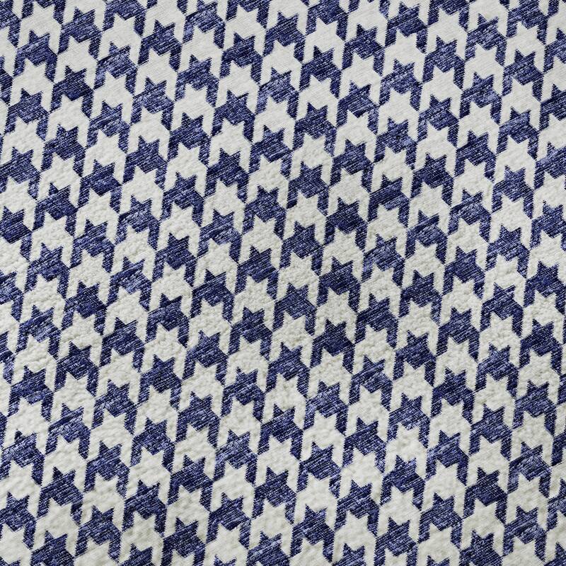 Premium Washable Super Soft Modern Houndstooth Mayfield Rug
