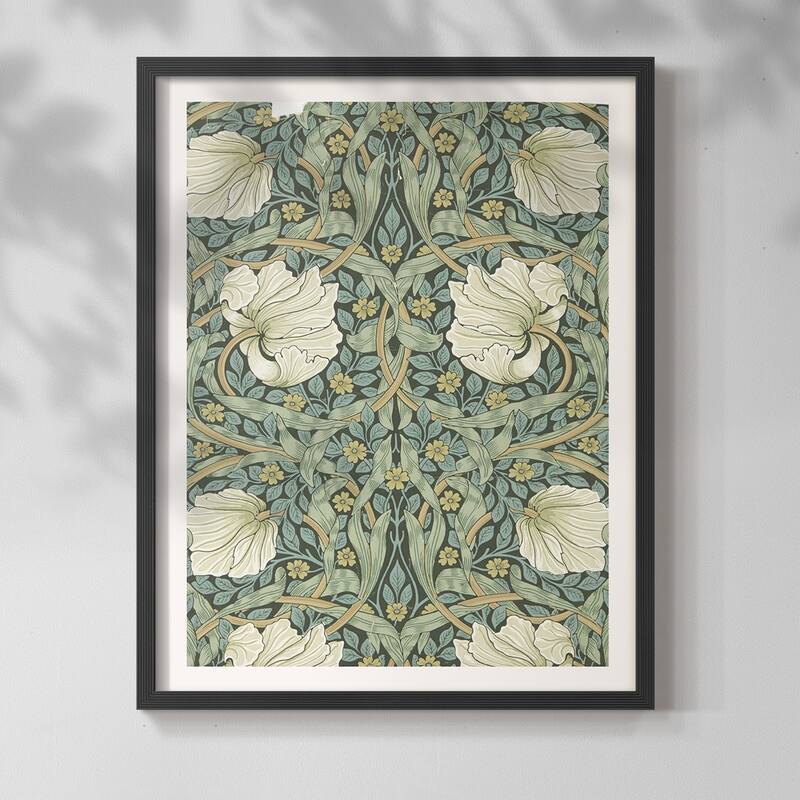 Vintage Abstract Print XXVIII -Framed Print