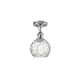 Option Polished Chrome / Clear Water Glass