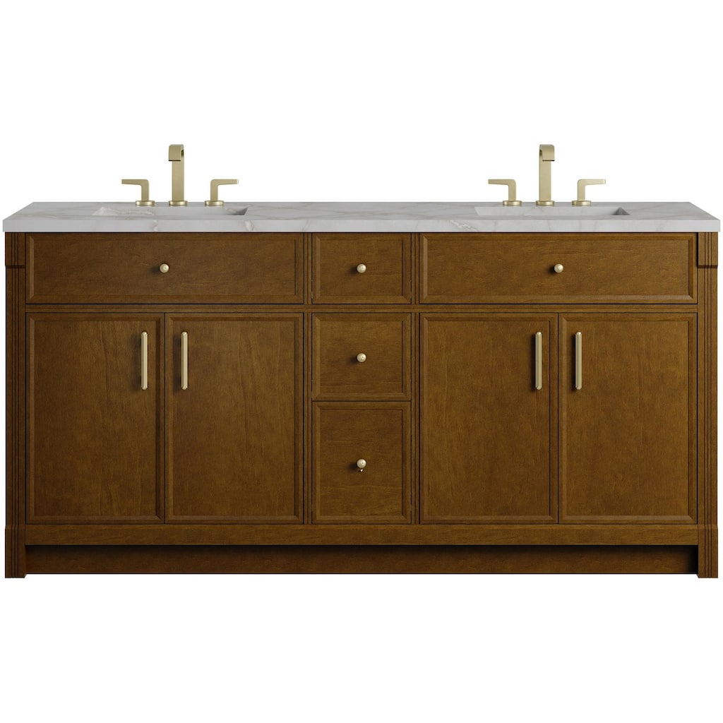 James Martin Vanities 660-V72-FVSL Bellshire 72" Free Standing Double