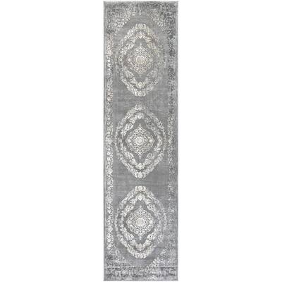 Livabliss Tibetan Updated Traditional Medallion Area Rug