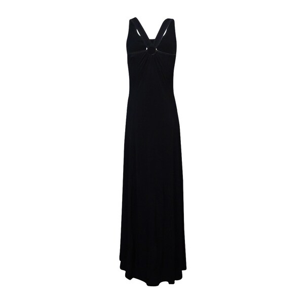 black and gold jersey dress