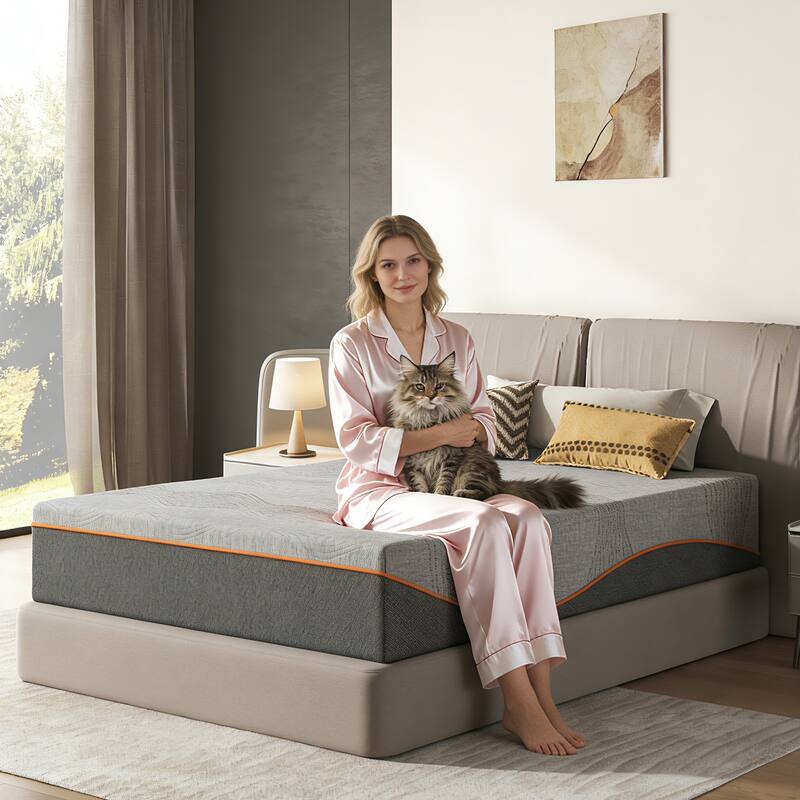 Twin Size Mattress, 10 Inch Memory Foam Mattress, Fiberglass Free, Breathable Cooling Layers, Certified Safe Materials