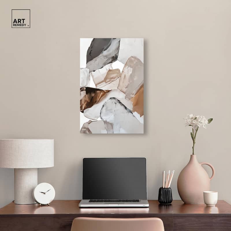 Sedimentary Hues II Canvas by Art Remedy, Gallery Wrapped