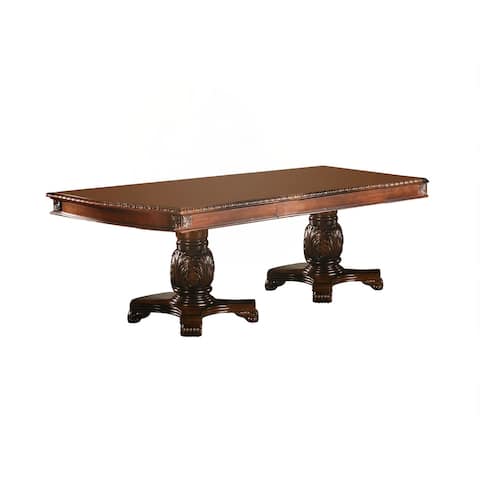 Rectangular Wooden Dining Table in Cherry Finish