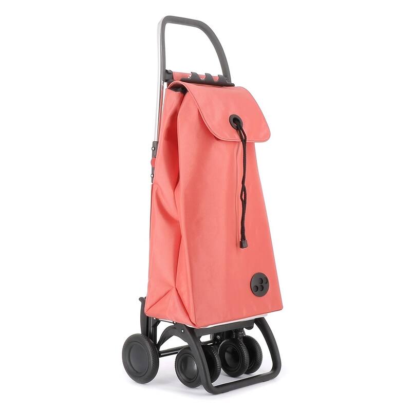 Rolser I-Max MF 4 Wheels 2 Swivelling Foldable Shopping Trolley - 41.34" H x 15.55" W x 12.8" D