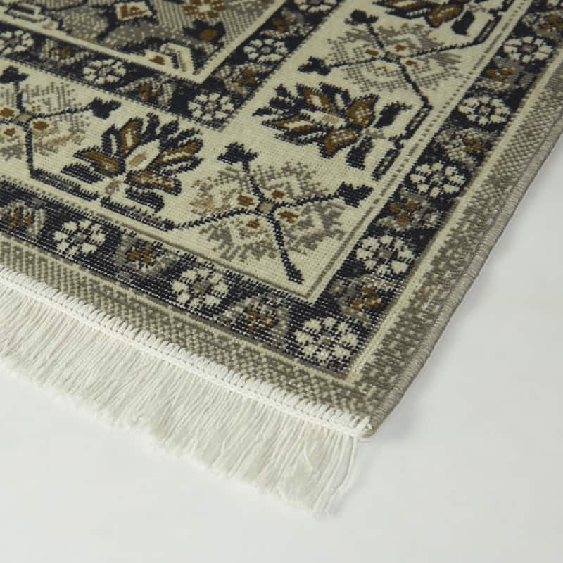 Honore Traditional Bordered Recycled Area Rug