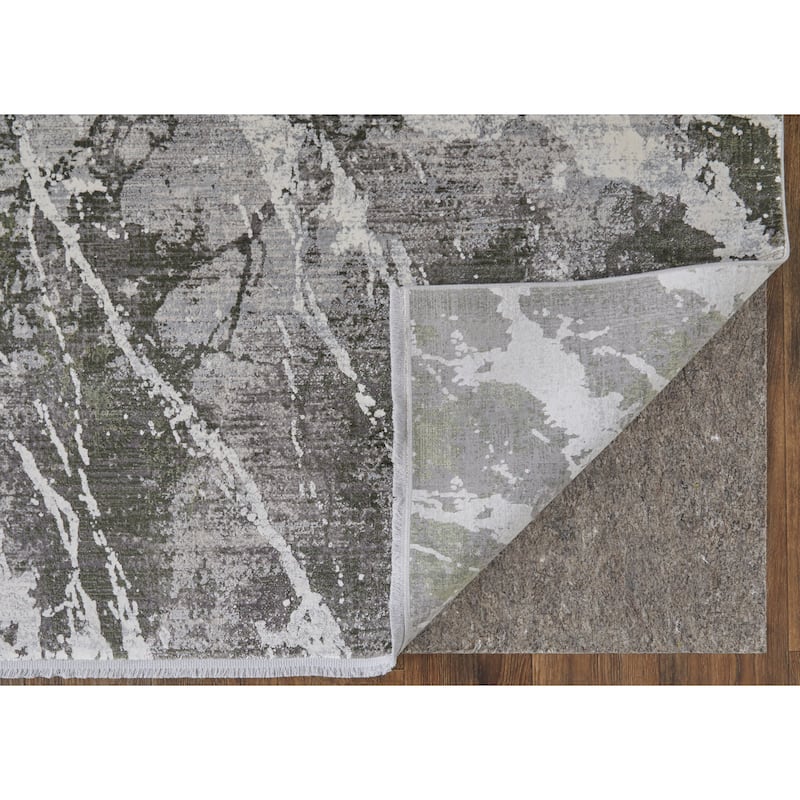 Grand Bazaar Lindstra Machine Made Abstract Modern Area Rug