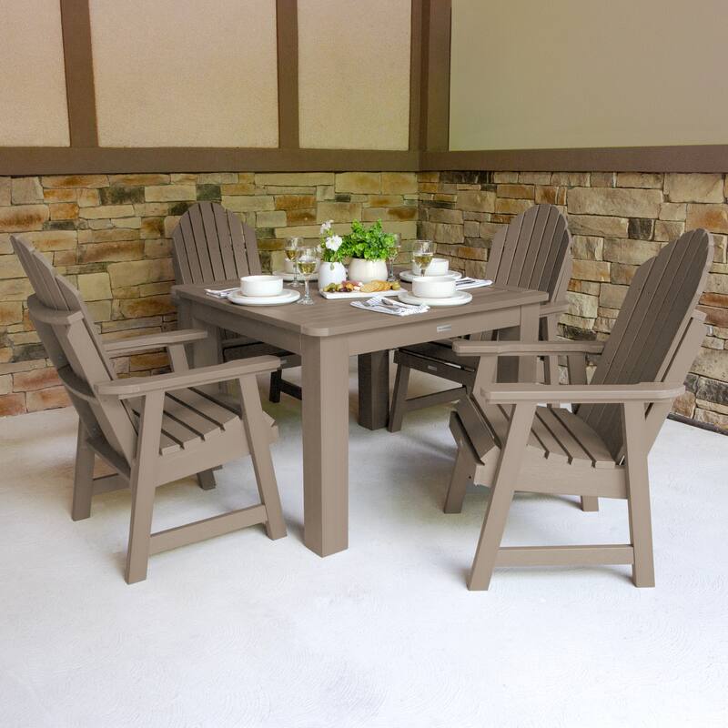 Hamilton 5-piece Outdoor Dining Set - 42" x 42" Table, Dining-height
