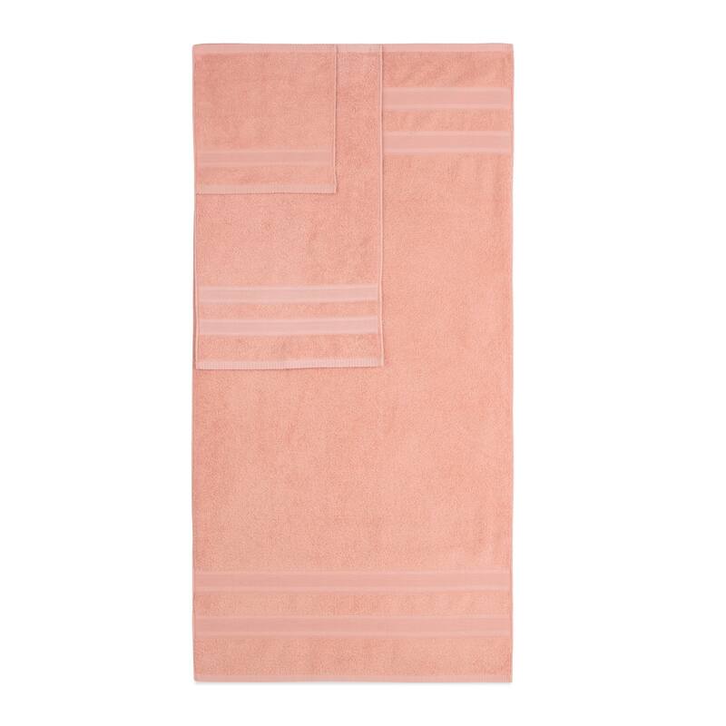 Martex Clean Essentials Solid Low Lint 6-Pack Towel Set