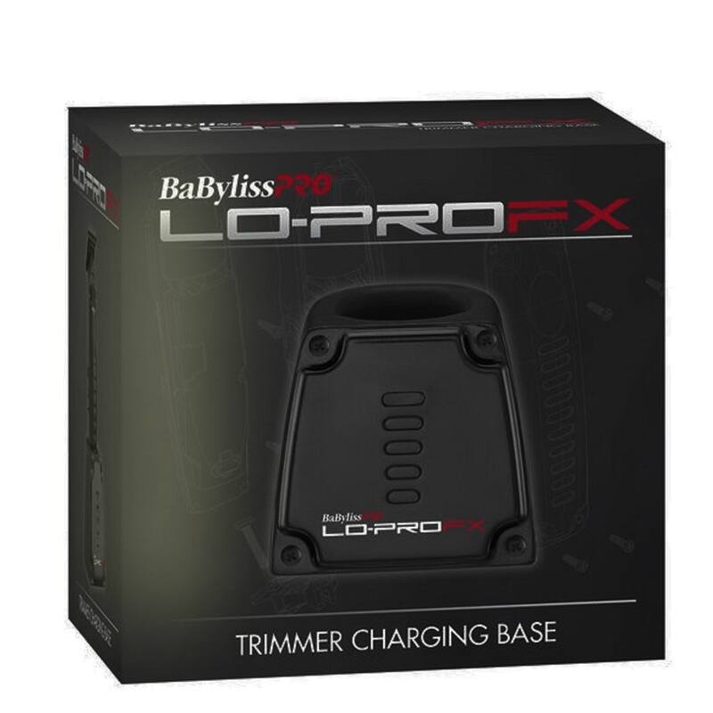 BaByliss Pro LO-PROFX Trimmer Charging Base #FX726BASE + BaByliss Pro Fade Brush BPFADEB + BaByliss Pro 9" Clipper Comb