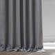 preview thumbnail 39 of 89, Exclusive Fabrics Faux Linen 100% Blackout Curtains Heat and Light Blocking - (1 Panel)