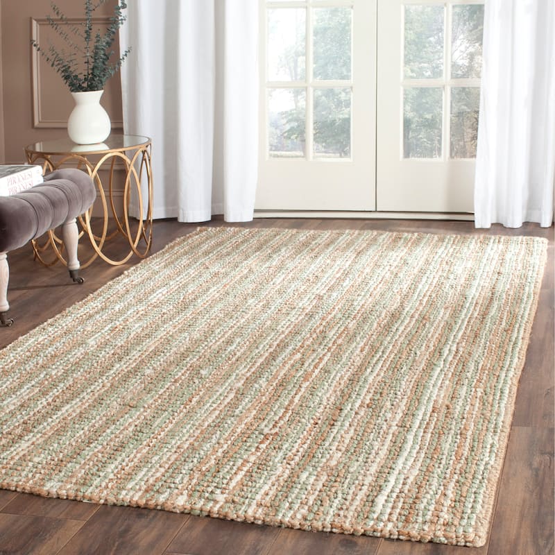 SAFAVIEH Jerneja Handmade Solid Chunky Jute Area Rug