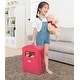 preview thumbnail 2 of 8, Badger Basket Double Doll Travel Case with Bunk Bed and Bedding - Pink