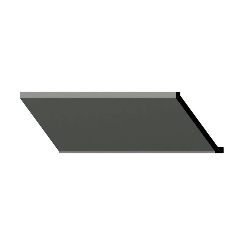 4"H x 4 3/8"P x 5 7/8"F x 96"L Colette Crown Moulding - 1-Pack