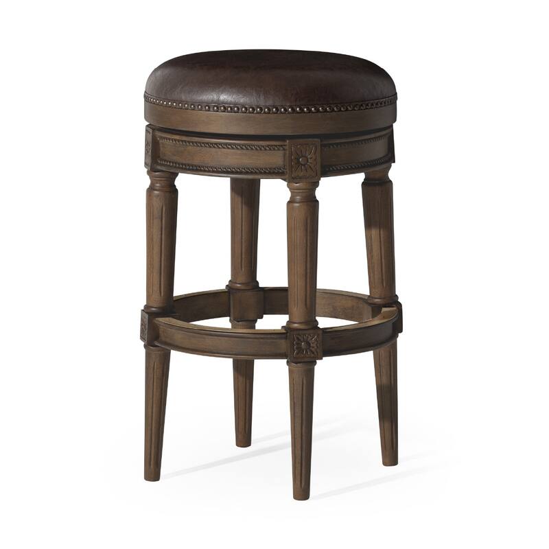 Maven Lane Pullman Backless Swivel Kitchen Stool