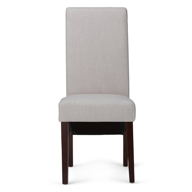 WYNDENHALL Franklin Transitional Deluxe Parson Dining Chair (Set of 2) - 17.7"w x 19.7"d x 40.2"h