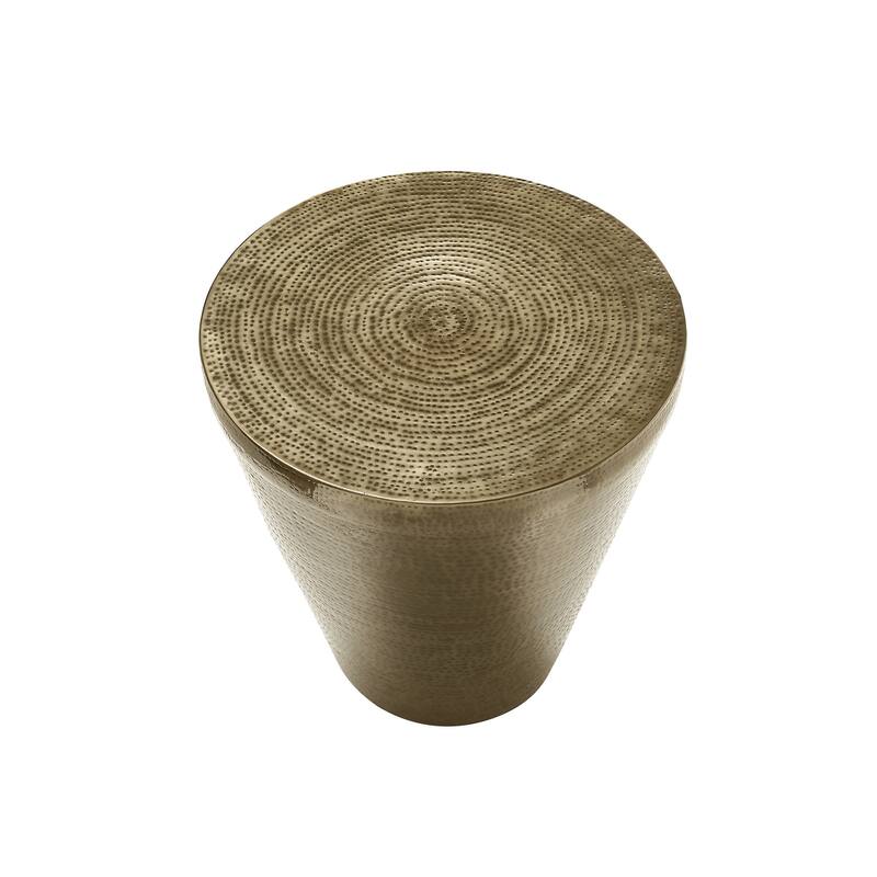 Accent Table, Drum, Side, End, Nightstand, Lamp, Living Room, Bedroom, Metal, Contemporary, Modern