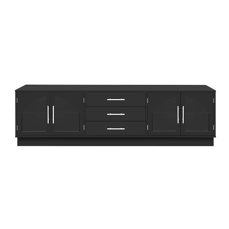 68.9" Modern Minimalist TV Stand – Holds TVs Up to 75 Inches, Adjustable Shelves, Entertainment Center for Living Rooms‌