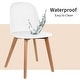 preview thumbnail 8 of 136, Modern Plastic and Wood Dining Chairs (Set of 2)