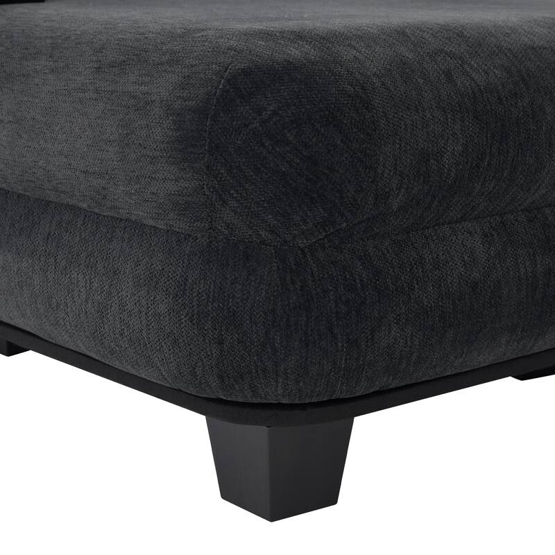 Christopher Knight Home - Isabelle Oversized Chaise for Deep Lounging and Modern Comfort