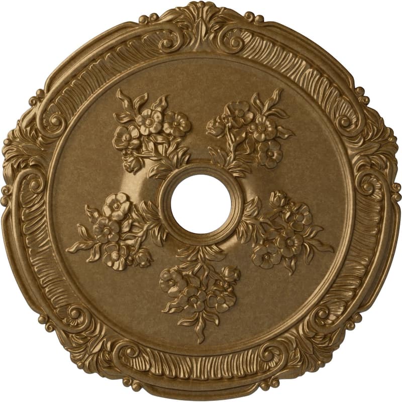 26"OD x 3 3/4"ID x 1 1/2"P Attica with Rose Ceiling Medallion
