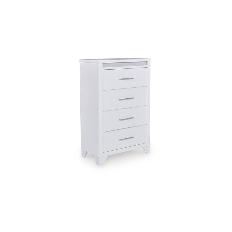 Signature Design by Ashley Stenluxe White Chest of Drawers