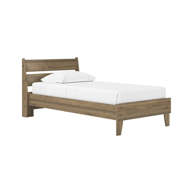 Signature Design by Ashley Deanlow Brown Platform Panel Bed