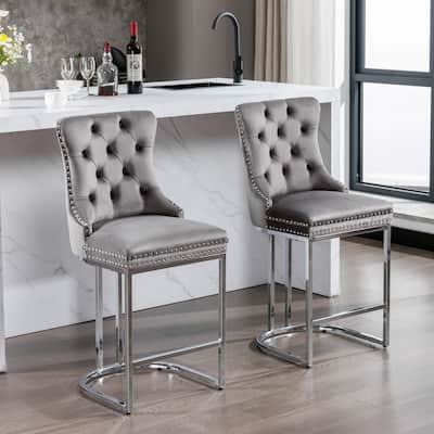 26" Counter Height Bar Stools Set of 2