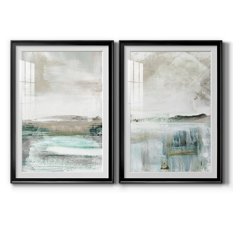 Summer Teal I Premium Framed Print - Ready to Hang - 30.5X42.5 - Black