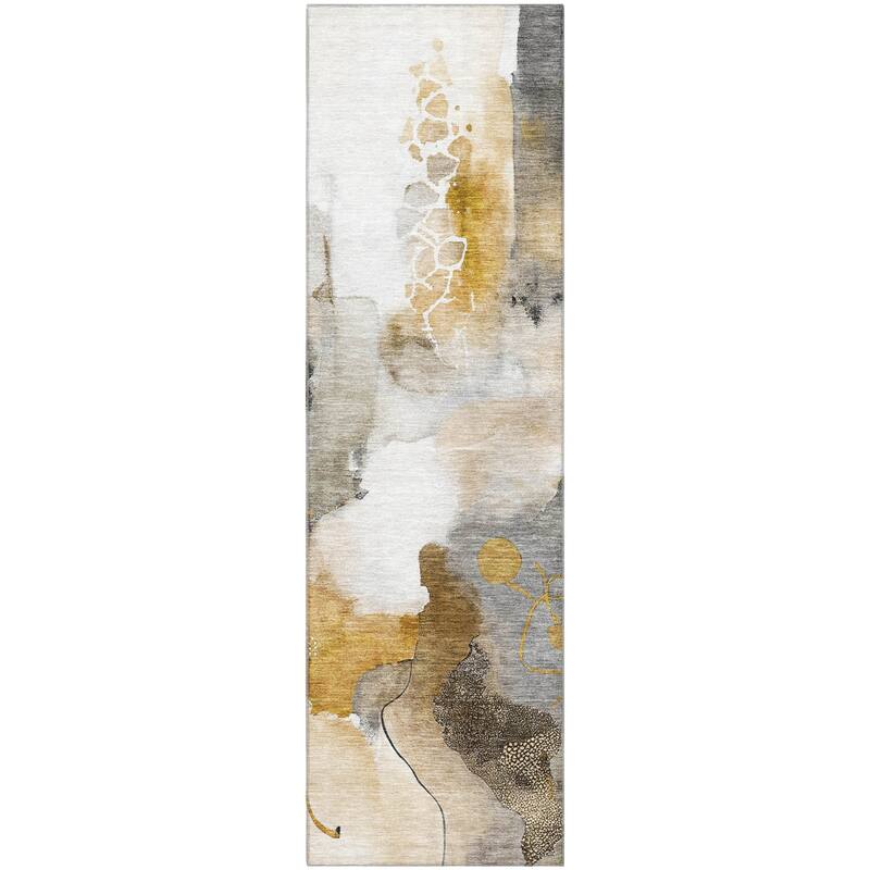 Premium Washable Super Soft Abstract Contemporary Mayfield Rug