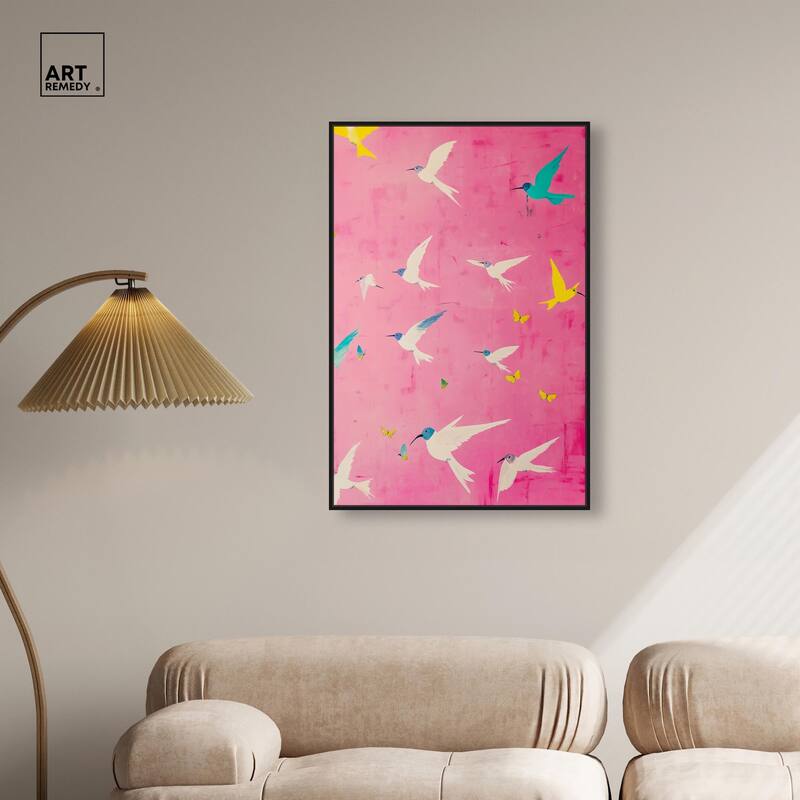 Soaring Sorbet Canvas by Art Remedy