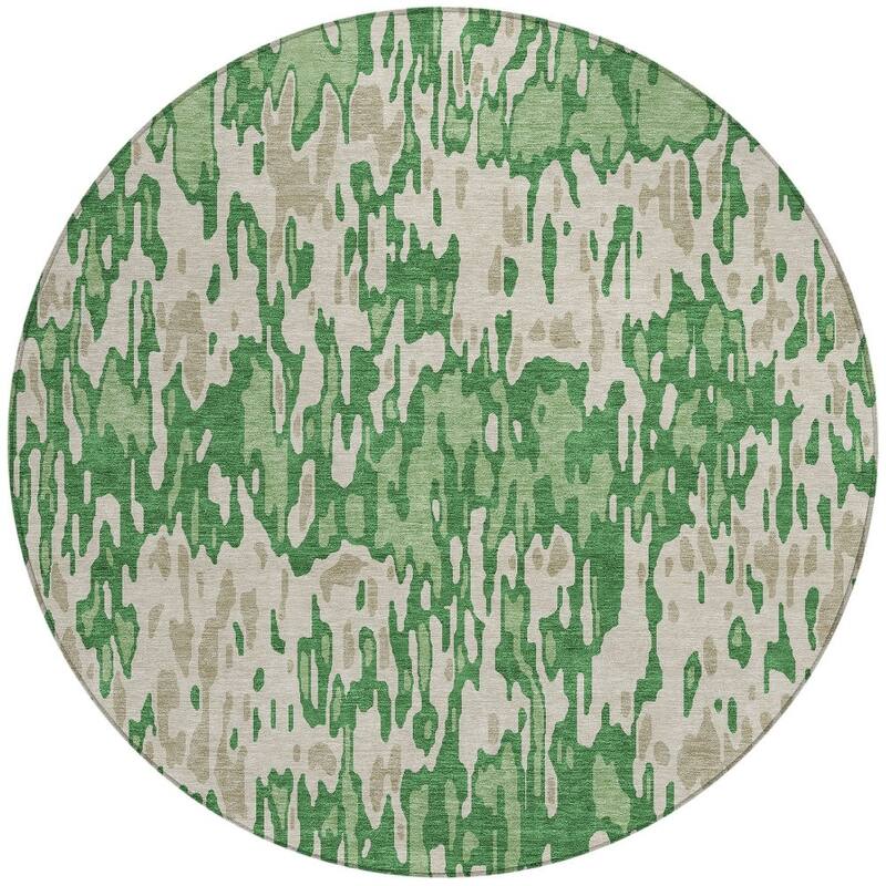 HomeRoots Striped Transitional Rectangle Outdoor Rug