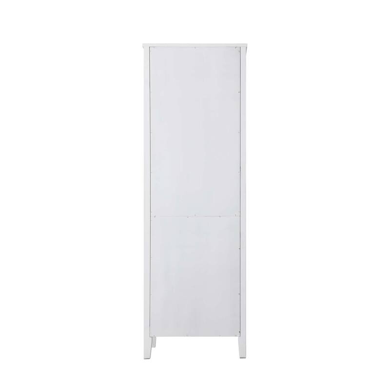 Kensington 16-28 Inch Open Shelving Bath Storage Cabinet