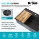 preview thumbnail 136 of 141, KRAUS Kore Workstation Drop-In Stainless Steel Kitchen Sink