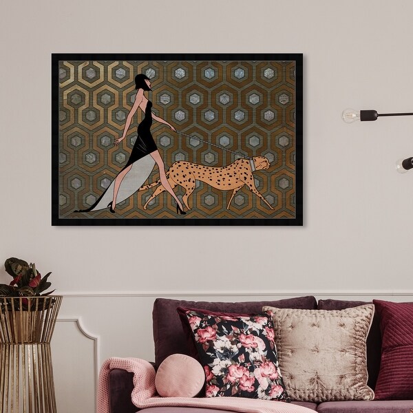 Oliver Gal 'Own the Street' Fashion and Glam Framed Wall Art