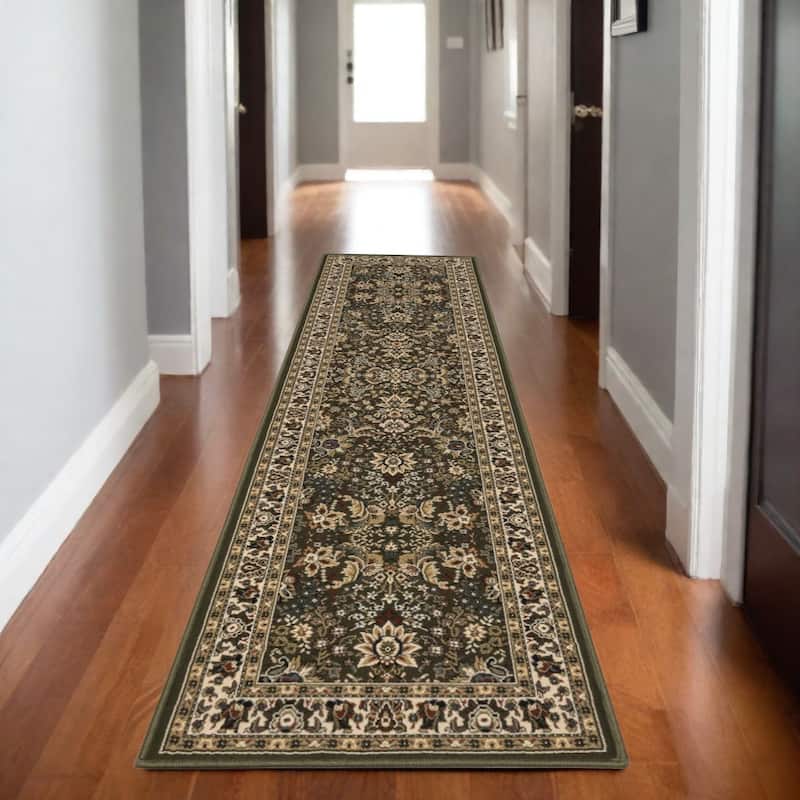 HomeRoots Oriental Traditional Runner Area Rug