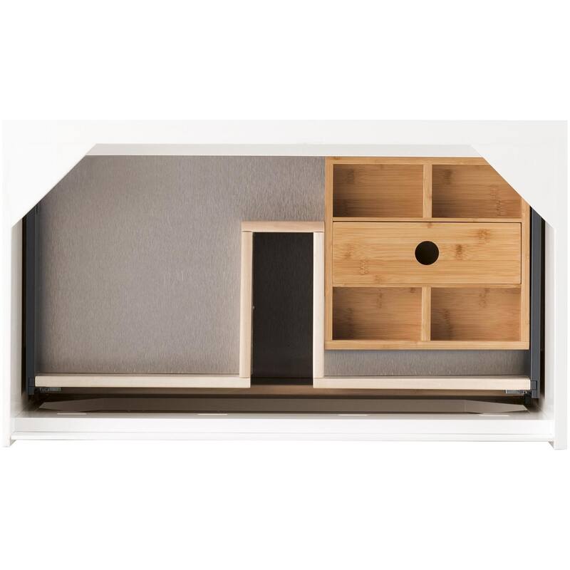 James Martin Vanities 805-V31.5-CB-GW Mantova 32" Single Basin Poplar