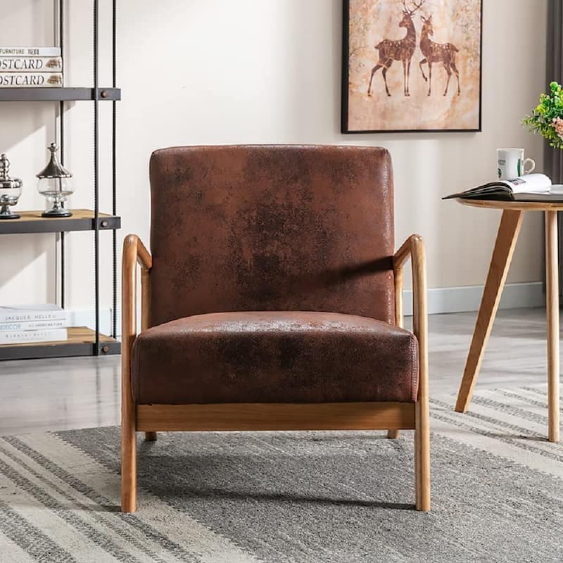 Glostrup 25.2'' Wide Armchair - Brown