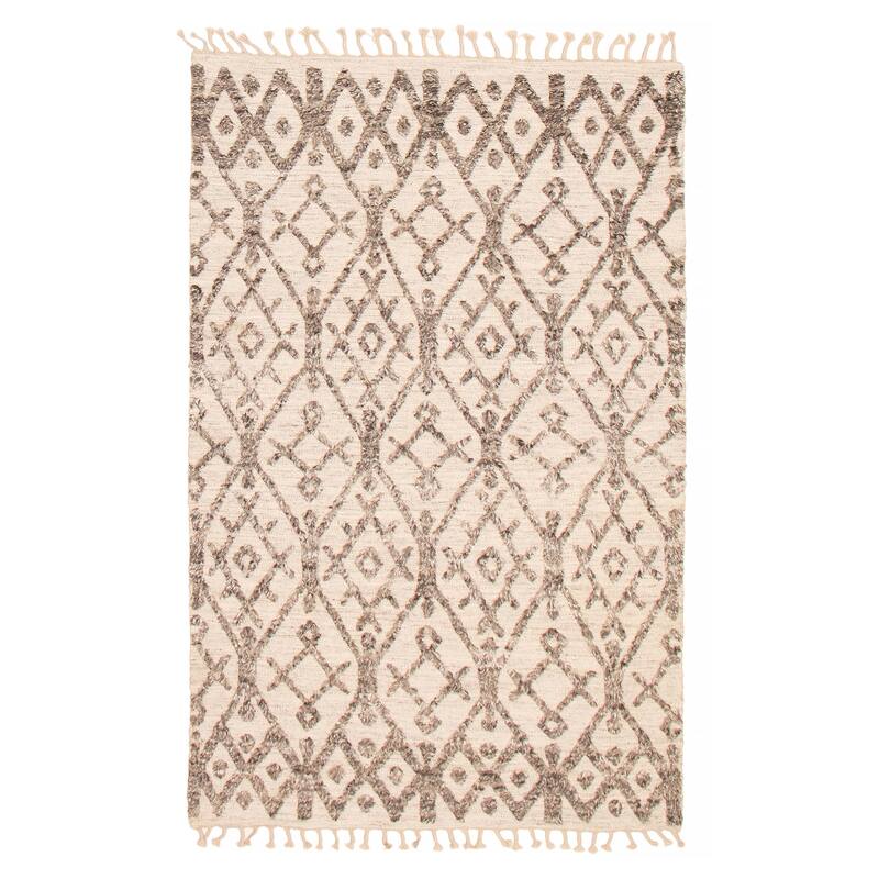 Tangier Grey Rug 5'0" x 8'0" - 5'0 x 8'0 - Light Grey - 5'0 x 8'0