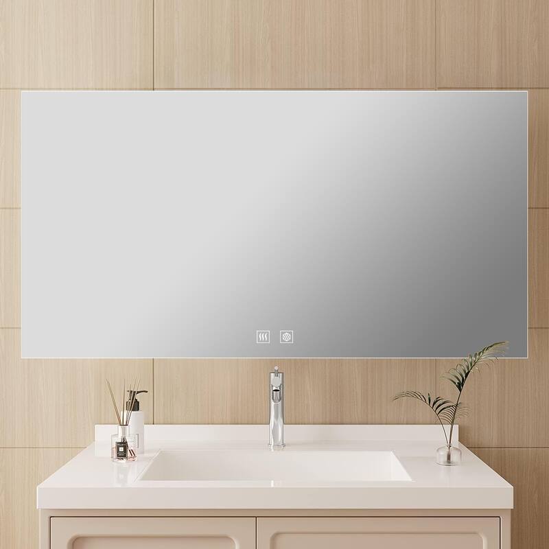 Vellum LED Bathroom Vanity Mirror - N/A